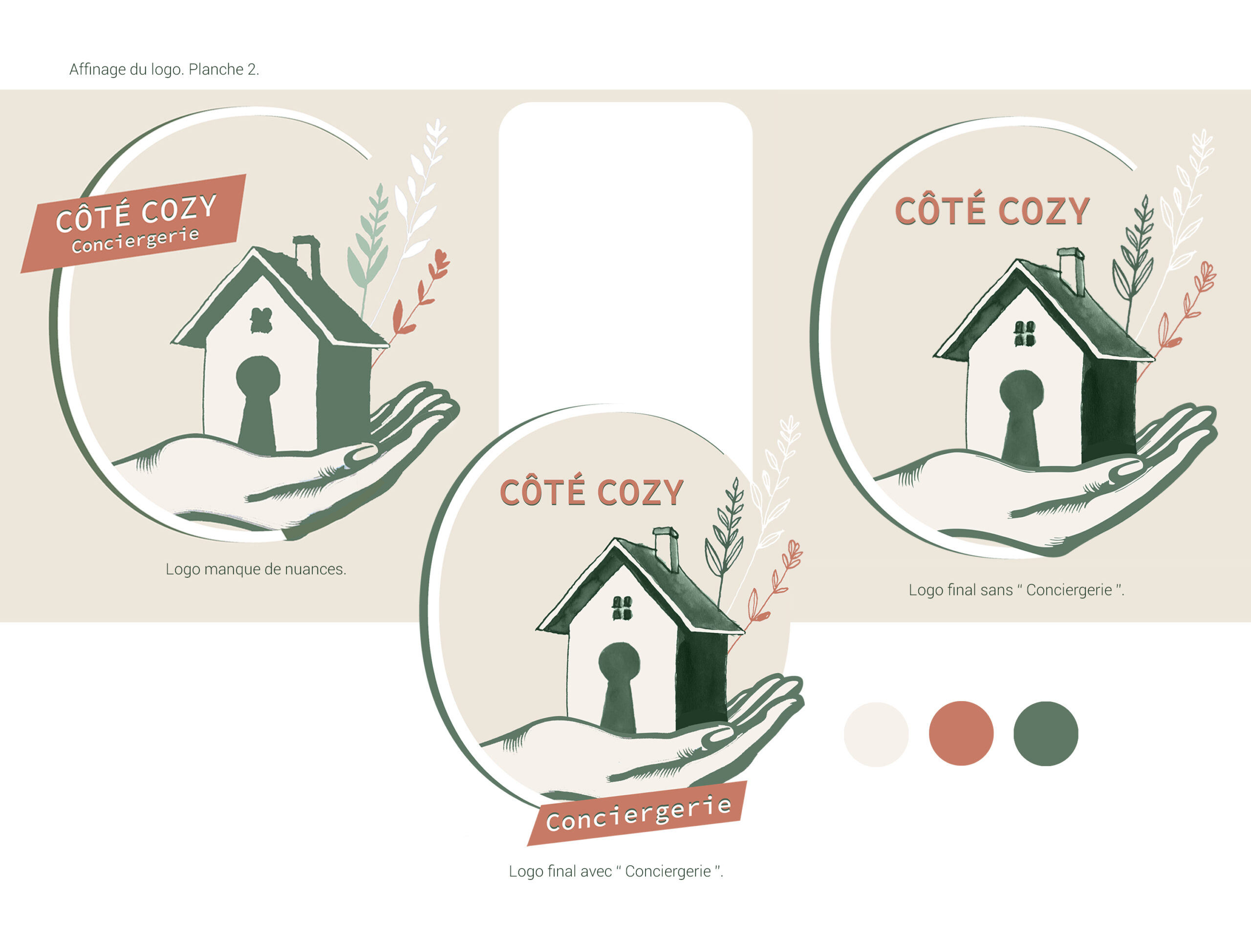 Design du logo Cote Cozy.