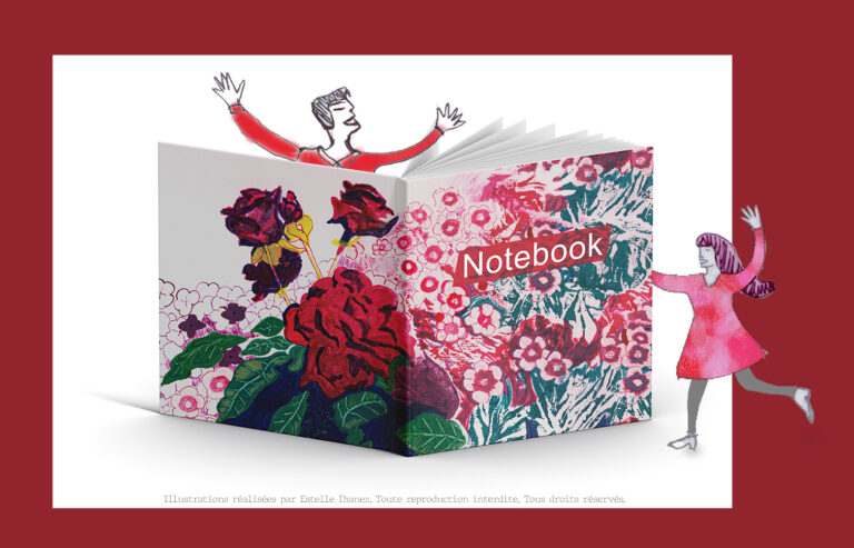 Illustrations de papeterie.