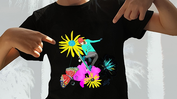 Tee-shirt design.